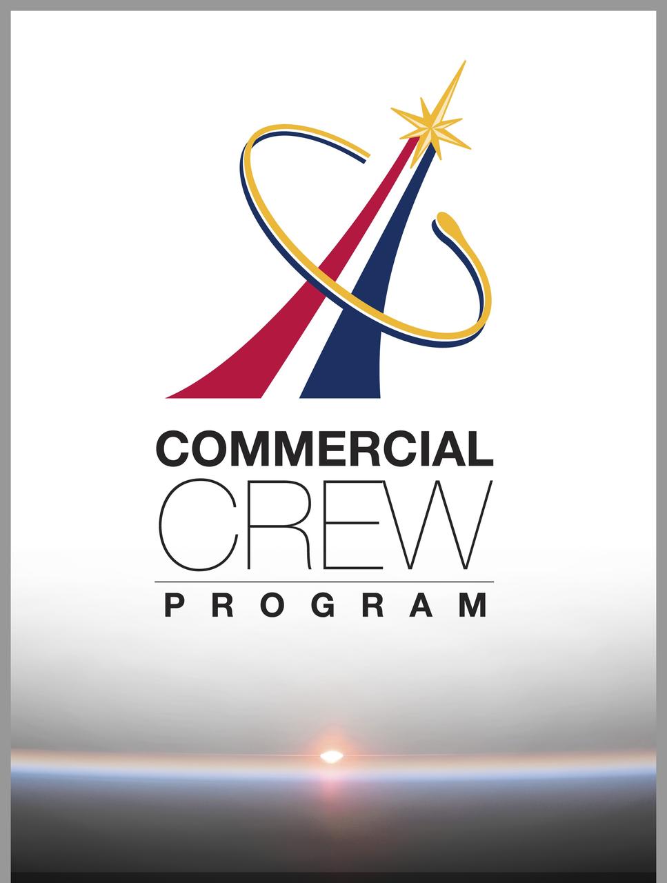 CAPE CANAVERAL, Fla. -- This is a printable poster with NASA's Commercial Crew Program (CCP) logo. CCP is leading NASA's effort of accelerating a United States-led capability to the International Space Station by investing in the design and development of the aerospace industry's crew transportation systems. The goal of CCP is to drive down the cost of space travel as well as open up space to more people than ever before by balancing industry’s own innovative capabilities with NASA's 50 years of human spaceflight experience. For more information, visit www.nasa.gov/commercialcrew