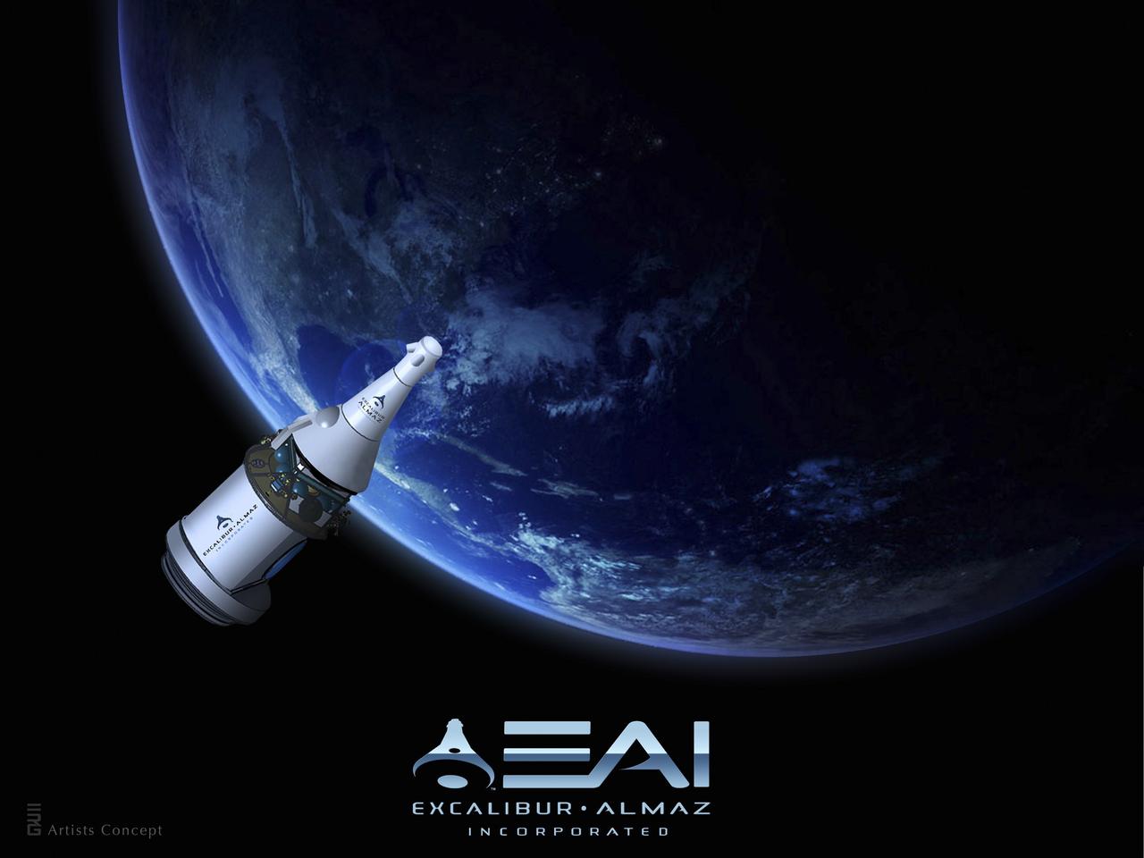 CAPE CANAVERAL, Fla. -- This is an artist's conception of the Human Spacecraft being considered for NASA's Commercial Crew Program CCP. In 2011, NASA and Excalibur Almaz Inc. of Houston entered into an unfunded Space Act Agreement during Commercial Crew Development Round 2 CCDev2) activities to mature the design and development of a crew transportation system with the overall goal of accelerating a United States-led capability to the International Space Station. The goal of CCP is to drive down the cost of space travel as well as open up space to more people than ever before by balancing industry’s own innovative capabilities with NASA's 50 years of human spaceflight experience. Six other aerospace companies also are maturing launch vehicle and spacecraft designs under CCDev2, including Alliant Techsystems Inc. ATK, Blue Origin, The Boeing Co., Sierra Nevada Corp., Space Exploration Technologies SpaceX, and United Launch Alliance ULA. For more information, visit www.nasa.gov/exploration/commercialcrew Image credit: Excalibur Almaz Inc.