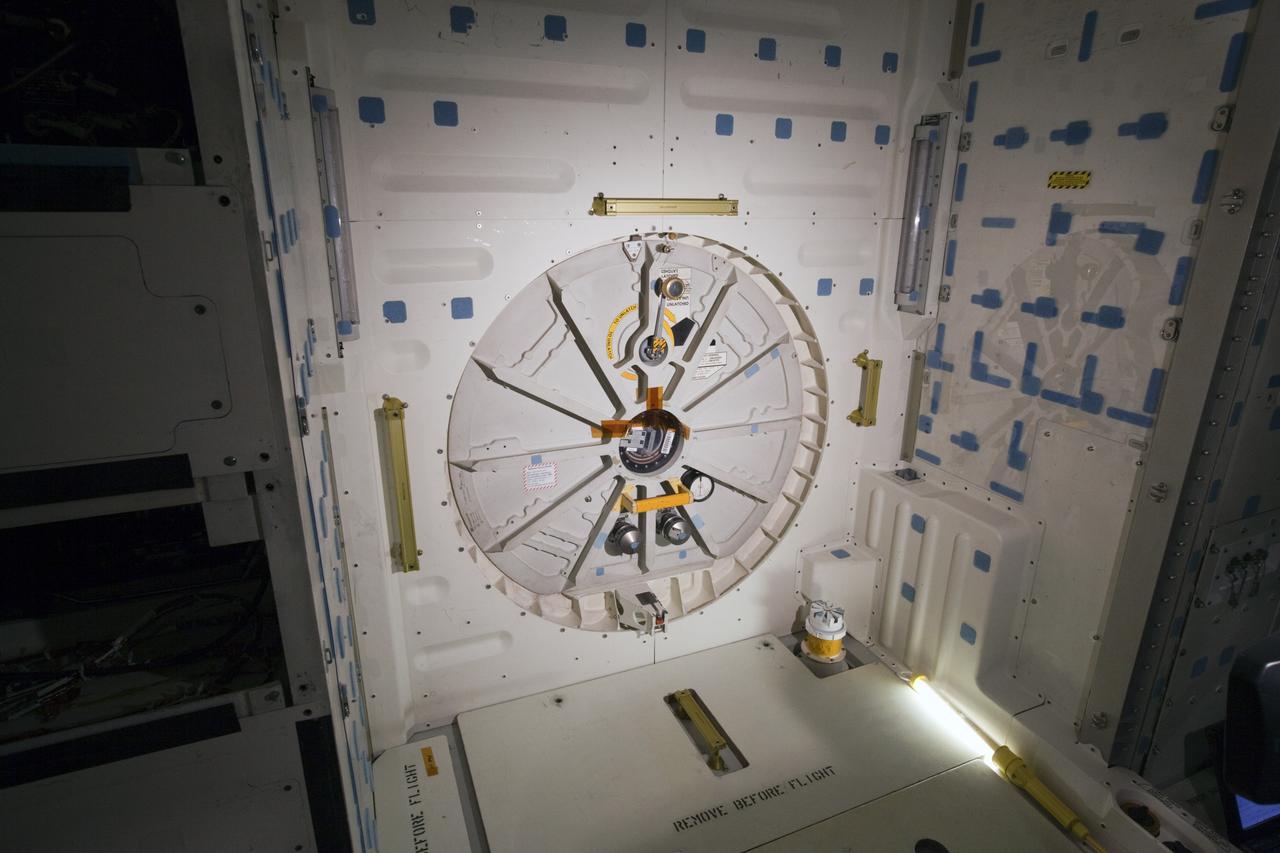 CAPE CANAVERAL, Fla. – In Orbiter Processing Facility-2 at NASA’s Kennedy Space Center in Florida, the hatch of space shuttle Endeavour’s airlock has been closed and sealed for the final time during processing for the shuttle’s retirement. Endeavour is being prepared for public display at the California Science Center in Los Angeles. Its ferry flight to California is targeted for mid-September. Endeavour, designated OV-105, was the last space shuttle added to NASA’s orbiter fleet. Over the course of its 19-year career, Endeavour spent 299 days in space during 25 missions. For more information, visit http://www.nasa.gov/transition. Photo credit: NASA/Dimitri Gerondidakis