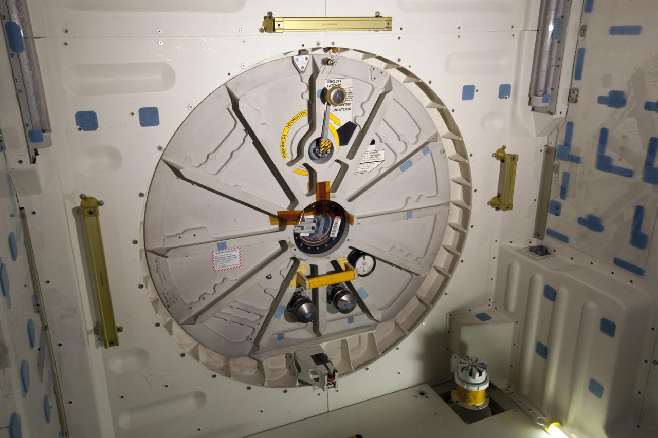 CAPE CANAVERAL, Fla. – In Orbiter Processing Facility-2 at NASA’s Kennedy Space Center in Florida, the hatch of space shuttle Endeavour’s airlock has been closed and sealed for the final time during processing for the shuttle’s retirement. Endeavour is being prepared for public display at the California Science Center in Los Angeles. Its ferry flight to California is targeted for mid-September. Endeavour, designated OV-105, was the last space shuttle added to NASA’s orbiter fleet. Over the course of its 19-year career, Endeavour spent 299 days in space during 25 missions. For more information, visit http://www.nasa.gov/transition. Photo credit: NASA/Dimitri Gerondidakis