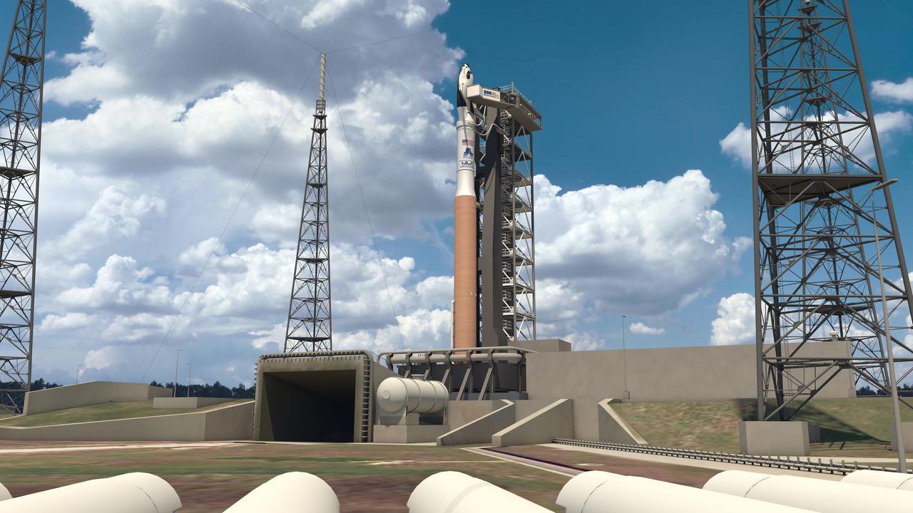 CAPE CANAVERAL, Fla. -- This is an artist's conception of Sierra Nevada Corp. SNC Space System's Dream Chaser spacecraft atop a United Launch Alliance ULA Atlas V rocket under development for NASA's Commercial Crew Program, or CCP. The integrated system was selected for CCP's Commercial Crew Integrated Capability, or CCiCap, initiative to propel America's next human space transportation system to low Earth orbit forward. Operating under a funded Space Act Agreement, or SAA, SNC will spend the next 21 months completing its design, conducting critical risk reduction testing on its spacecraft and launch vehicle, and showcasing how it would operate and manage missions from launch through orbit and landing, setting the stage for a future demonstration mission. To learn more about CCP, which is based at NASA's Kennedy Space Center in Florida and supported by NASA's Johnson Space Center in Houston, visit www.nasa.gov/commercialcrew. Image credit: SNC