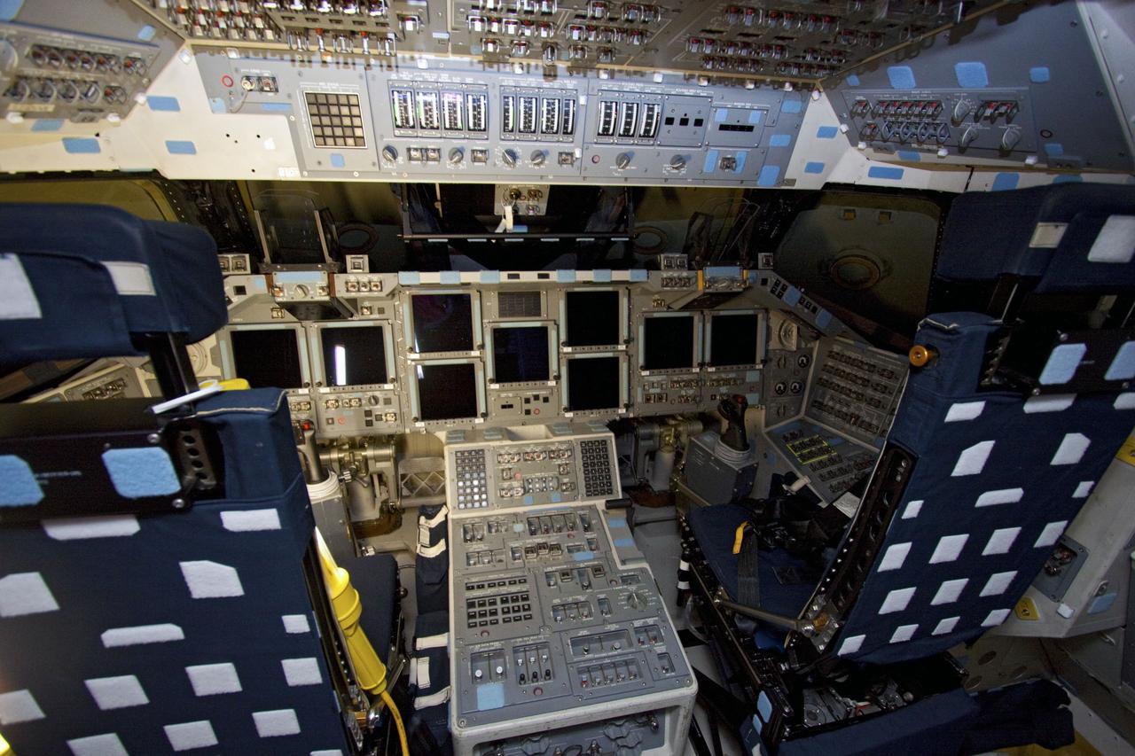 CAPE CANAVERAL, Fla. – In Orbiter Processing Facility Bay 2 at NASA’s Kennedy Space Center in Florida, the space shuttle Endeavour's flight deck has completed final preparations for the orbiter's cross-country ferry flight to California. The work is part of Transition and Retirement of the remaining space shuttles, Endeavour and Atlantis. Endeavour is being prepared for public display at the California Science Center in Los Angeles. Its ferry flight to California is targeted for mid-September. Endeavour was the last space shuttle added to NASA’s orbiter fleet. Over the course of its 19-year career, Endeavour spent 299 days in space during 25 missions. For more information, visit http://www.nasa.gov/transition Photo credit: NASA/ Jim Grossmann