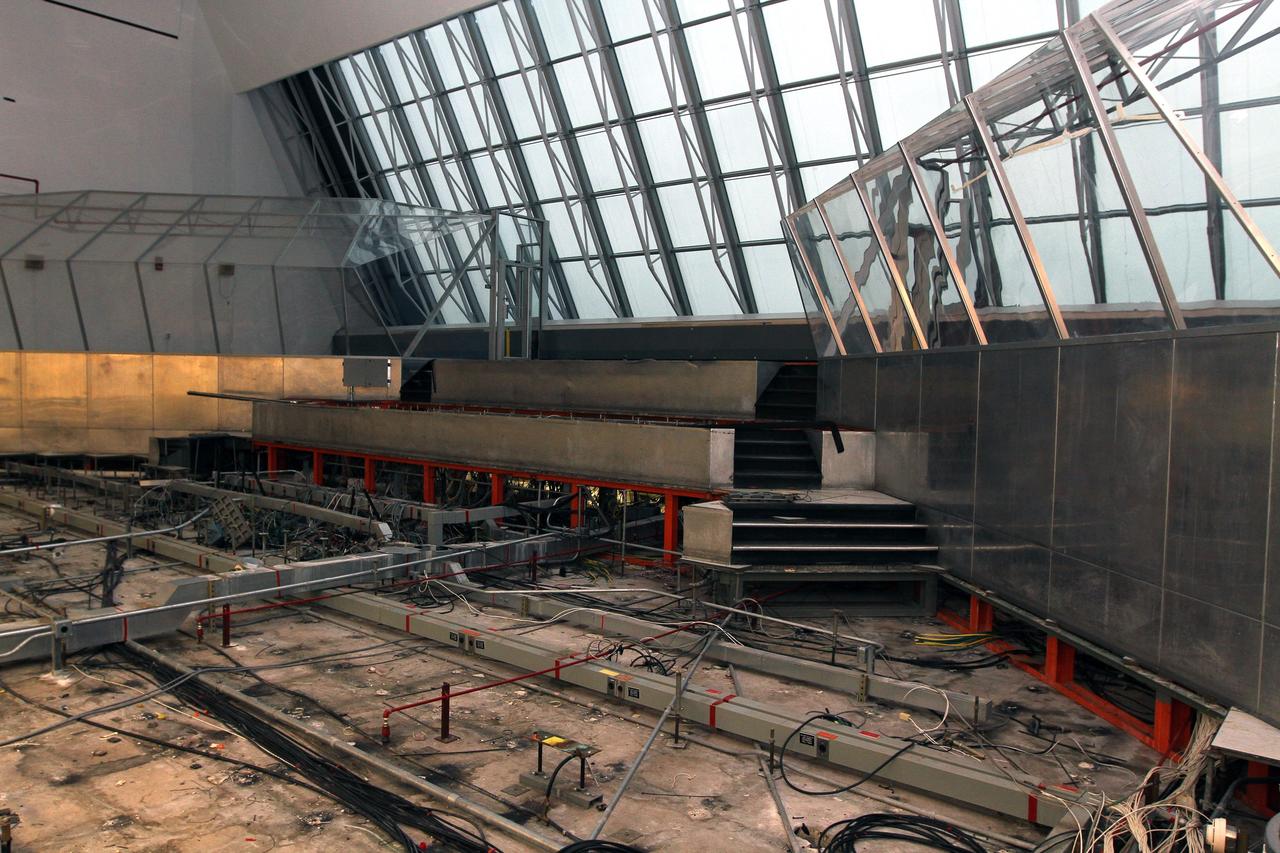 CAPE CANAVERAL, Fla. - At NASA's Kennedy Space Center in Florida, firing room 3 of the Launch Control Center is undergoing a major reconstruction. Space shuttle era consoles have been removed as well as flooring and cables that had been in place dating back to the Apollo program. For more than 40 years, the firing rooms of the Launch Control Center have served as the “brain” for launches at NASA’s Florida Spaceport. Whether an Apollo-Saturn rocket or the space shuttle, the focus was always on one program. Now the firing rooms are also being modified to be more generic in nature supporting a variety of future launch vehicles. Photo credit: NASA/Kim Shiflett