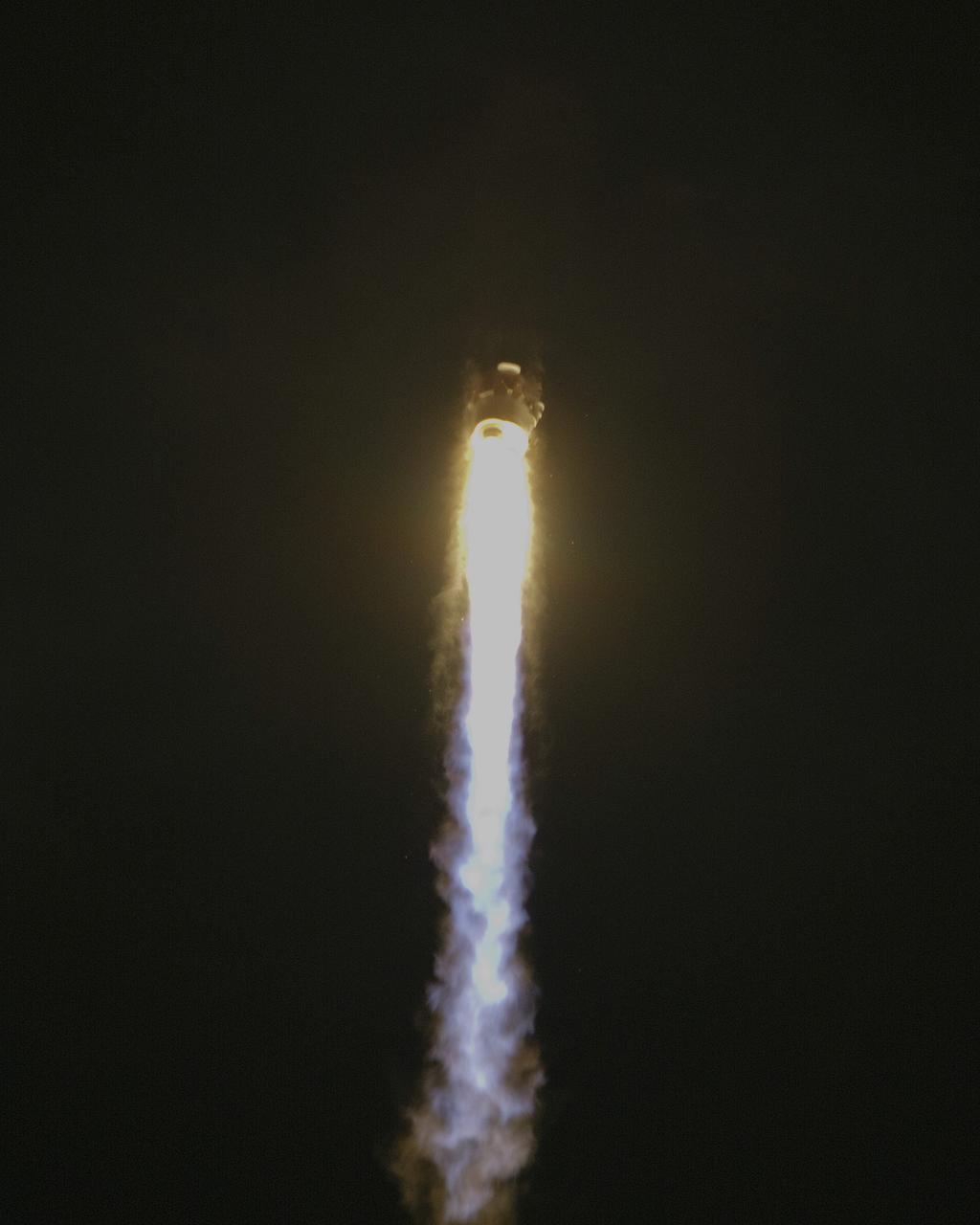 CAPE CANAVERAL, Fla. - With its engines burning bright against the late night sky, the United Launch Alliance Atlas V rocket carrying NASA's Radiation Belt Storm Probes, or RBSP, travels upward after lifting off Space Launch Complex 41 on Cape Canaveral Air Force Station in Florida at 4:05 a.m. EDT. RBSP will explore changes in Earth's space environment caused by the sun -- known as "space weather" -- that can disable satellites, create power-grid failures and disrupt GPS service. The mission also will provide data on the fundamental radiation and particle acceleration processes throughout the universe. For more information on RBSP, visit http://www.nasa.gov/rbsp. Photo credit: NASA/Kenny Allen