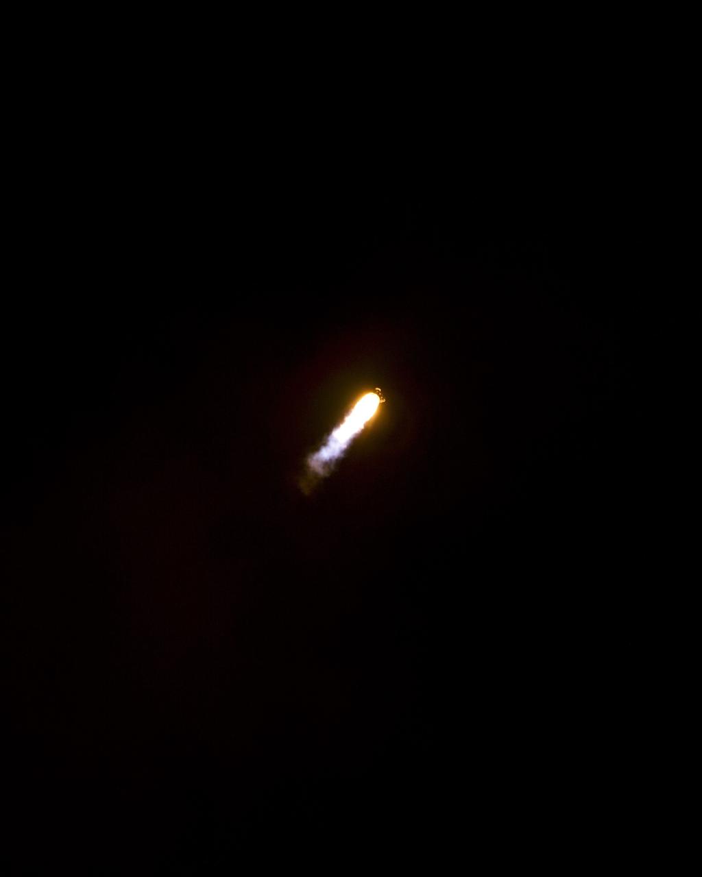 CAPE CANAVERAL, Fla. - With its engines burning bright against the late night sky, the United Launch Alliance Atlas V rocket carrying NASA's Radiation Belt Storm Probes, or RBSP, travels upward after lifting off Space Launch Complex 41 on Cape Canaveral Air Force Station in Florida at 4:05 a.m. EDT. RBSP will explore changes in Earth's space environment caused by the sun -- known as "space weather" -- that can disable satellites, create power-grid failures and disrupt GPS service. The mission also will provide data on the fundamental radiation and particle acceleration processes throughout the universe. For more information on RBSP, visit http://www.nasa.gov/rbsp. Photo credit: NASA/Kenny Allen