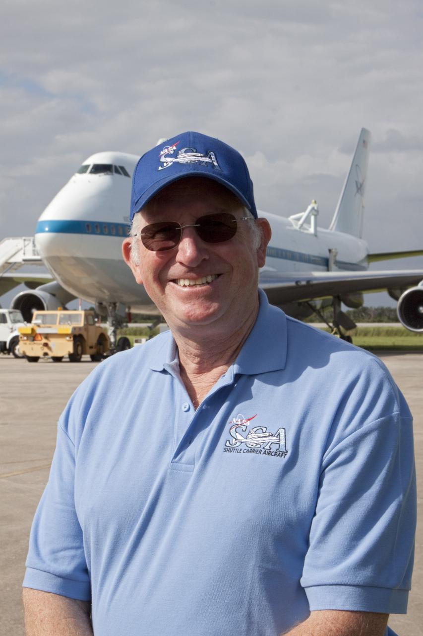 CAPE CANAVERAL, Fla. – Henry Taylor is the chief flight engineer on the Shuttle Carrier Aircraft, or SCA, that will take space shuttle Endeavour from NASA's Kennedy Space Center in Florida to Los Angeles for public display. Photo credit: NASA/Kim Shiflett