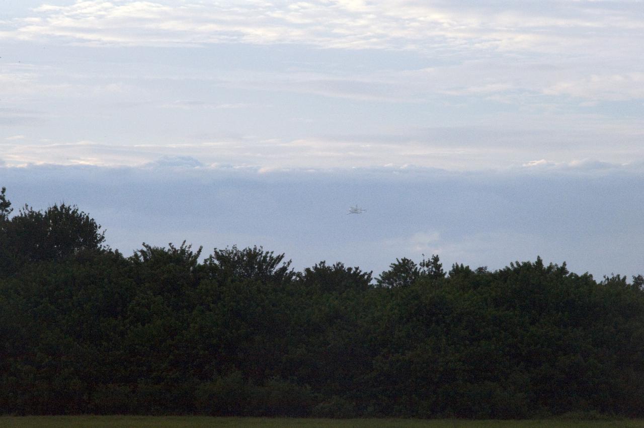 CAPE CANAVERAL, Fla. – Space shuttle Endeavour, mounted atop NASA's Shuttle Carrier Aircraft or SCA, takes off from the Shuttle Landing Facility at NASA's Kennedy Space Center in Florida. The SCA, a modified 747 jetliner, will fly Endeavour to Los Angeles where it will be placed on public display at the California Science Center. This is the final ferry flight scheduled in the Space Shuttle Program era. For more information on the shuttles' transition and retirement, visit http://www.nasa.gov/transition. Photo credit: NASA/Rusty Backer
