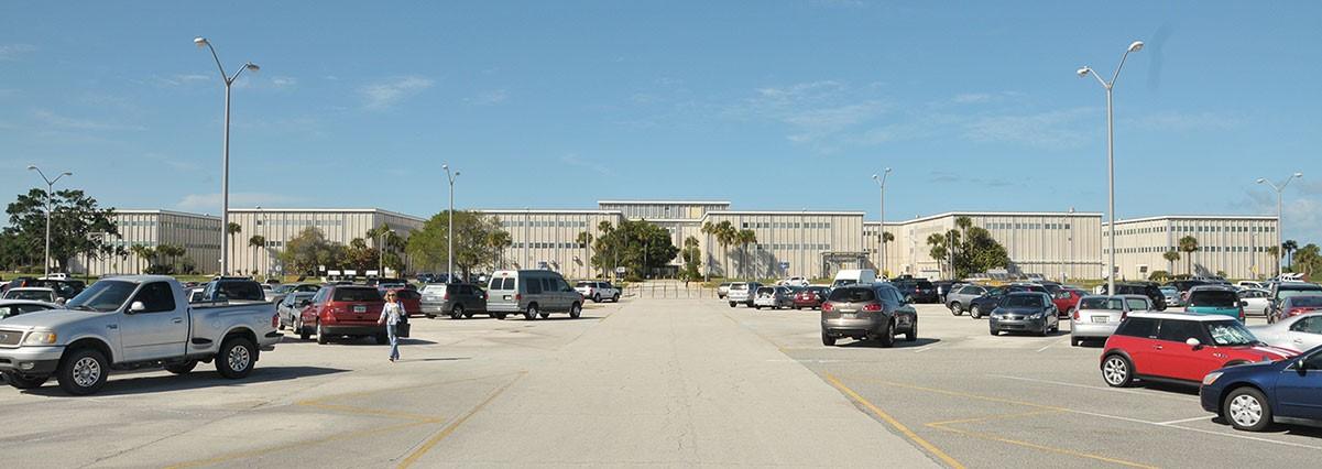 Exterior view of KSC Headquarters Building