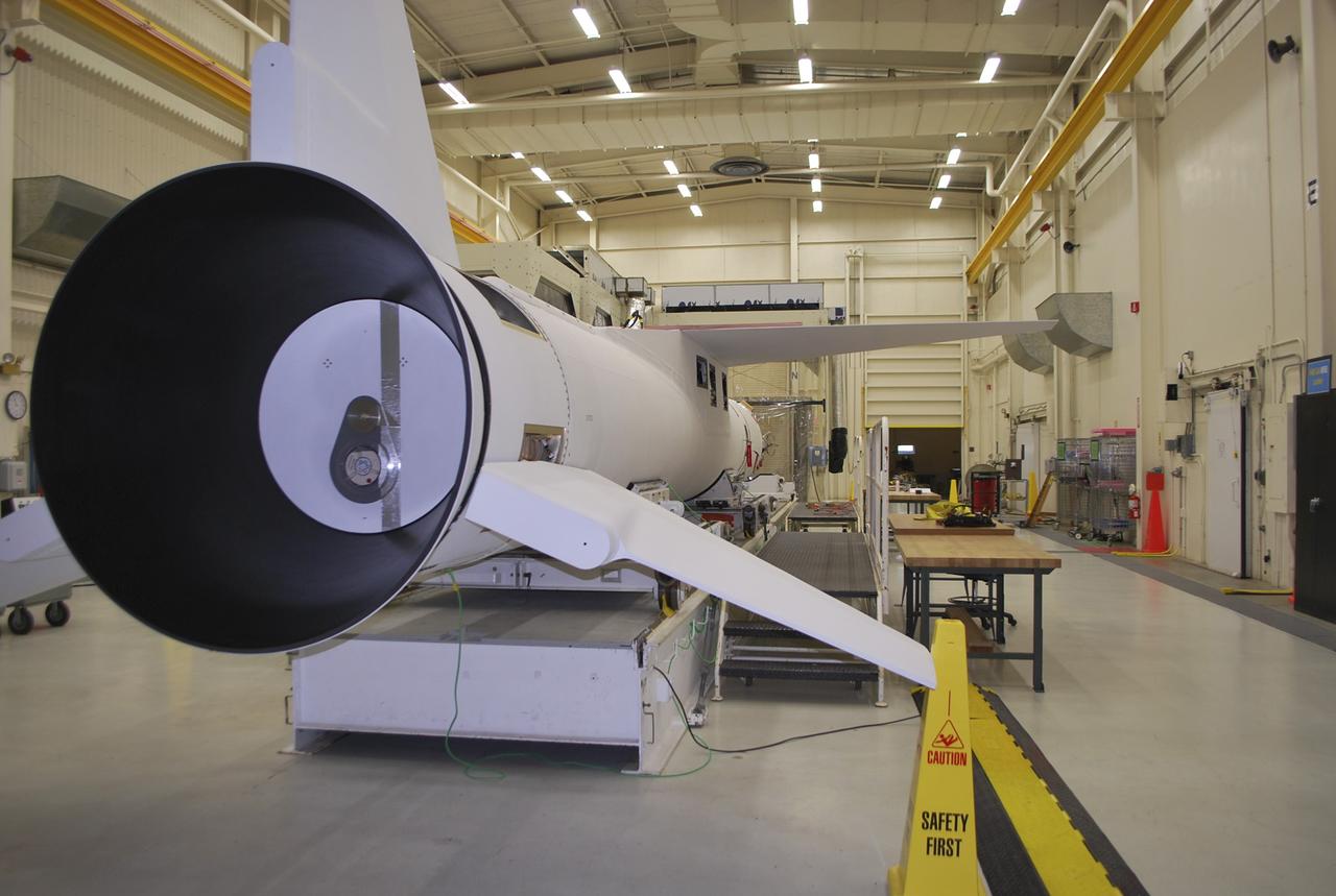 VANDENBERG AIR FORCE BASE, Calif. – At Vandenberg Air Force Base in California, the three stages of the Orbital Sciences Corp. Pegasus XL rocket have been mated in preparation for the launch the Interface Region Imaging Spectrograph, or IRIS, spacecraft.      Scheduled for launch from Vandenberg Air Force Base no earlier than April 29, 2013, IRIS will open a new window of discovery by tracing the flow of energy and plasma through the chromospheres and transition region into the sun’s corona using spectrometry and imaging. IRIS fills a crucial gap in our ability to advance studies of the sun-to-Earth connection by tracing the flow of energy and plasma through the foundation of the corona and the region around the sun known as the heliosphere. For more information, visit http://iris.gsfc.nasa.gov Photo credit: NASA/Randy Beaudoin