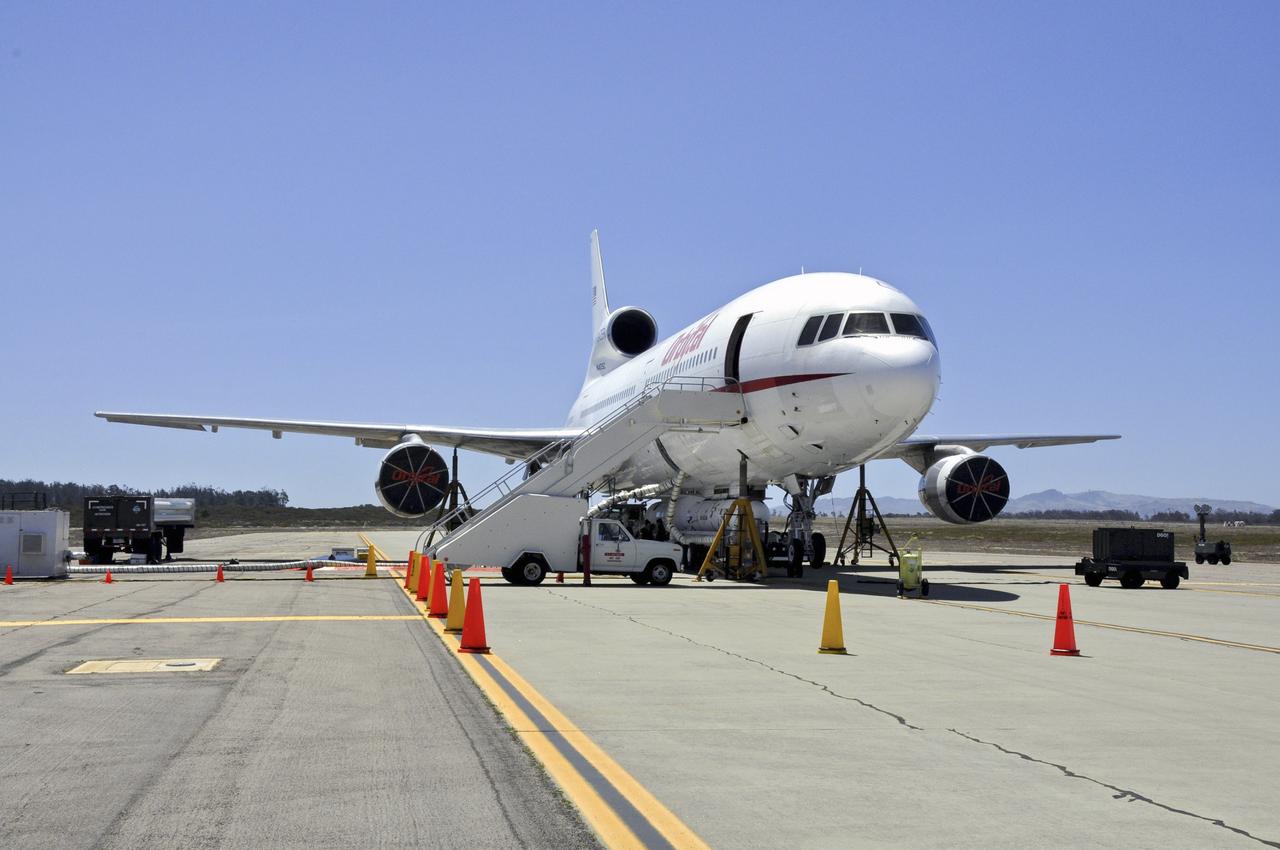 VANDENBERG AIR FORCE BASE, Calif. – Technicians and engineers at Vandenberg Air Force Base in California mate the Pegasus XL rocket with the Interface Region Imaging Spectrograph, or IRIS, solar observatory to the Orbital Sciences L-1011 carrier aircraft.      Scheduled for launch from Vandenberg on June 26, 2013, IRIS will open a new window of discovery by tracing the flow of energy and plasma through the chromospheres and transition region into the sun’s corona using spectrometry and imaging. The IRIS mission will observe how solar material moves, gathers energy and heats up as it travels through a largely unexplored region of the solar atmosphere. The interface region, located between the sun's visible surface and upper atmosphere, is where most of the sun's ultraviolet emission is generated. These emissions impact the near-Earth space environment and Earth's climate.   For more information, visit http://www.nasa.gov/iris Photo credit: NASA/Randy Beaudoin