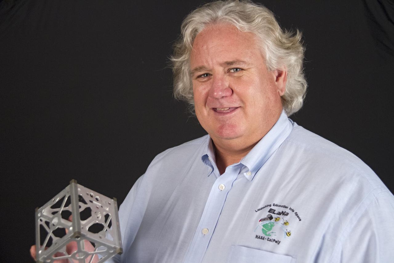 CAPE CANAVERAL, Fla. - Portrait of Garrett Skrobot, project manager for the Educational Launch of Nanosatellites, or ELaNa, Program at NASA's Kennedy Space Center. Photo credit: NASA/Cory Huston