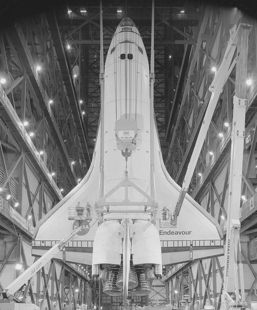 View of STS Endeavor