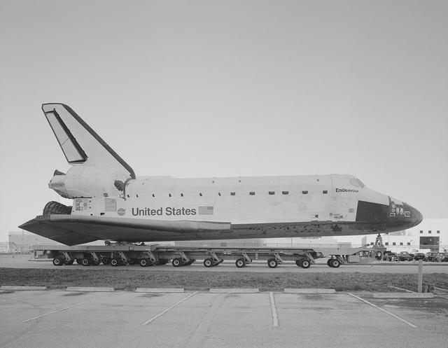 View of STS Endeavor