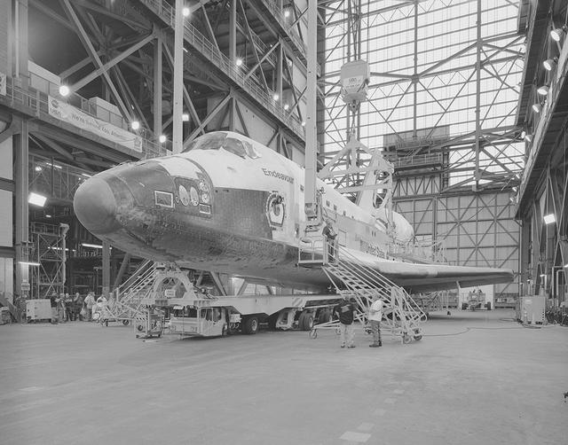 View of STS Endeavor