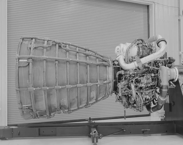 View of Space Shuttle Main Engine
