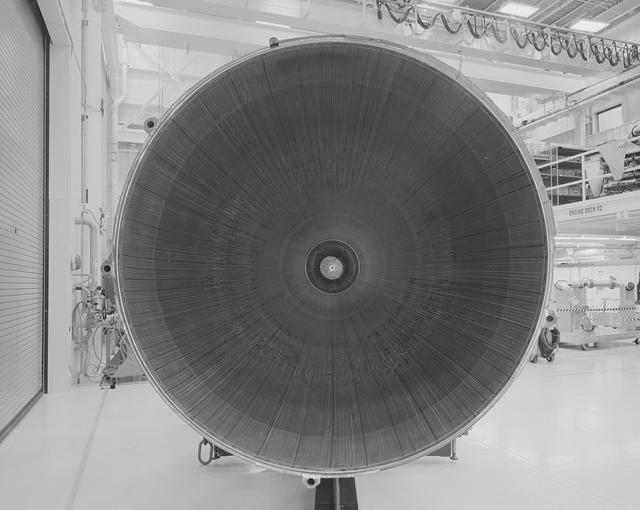 View of Space Shuttle Main Engine