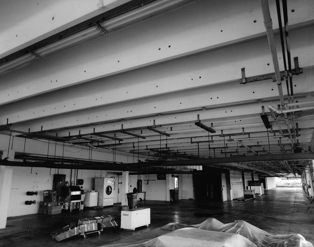 Interior view of the Parachute Refurbishment Facility