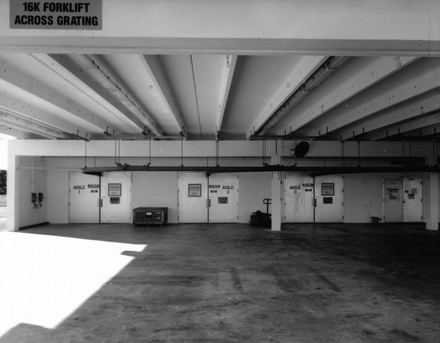 Interior view of the Parachute Refurbishment Facility