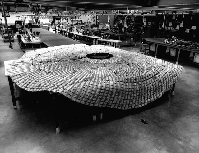 Interior view of the Parachute Refurbishment Facility