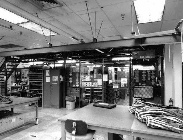 Interior view of the Parachute Refurbishment Facility