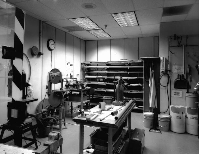 Interior view of the Parachute Refurbishment Facility