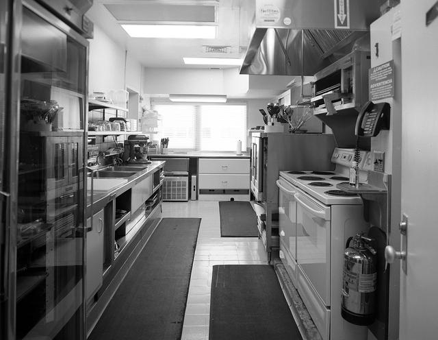 Interior view of the Operations & Checkout Building