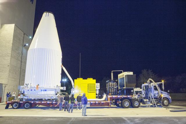 NASA image: TDRS-L Spacecraft Transported from Astrotech to SLC