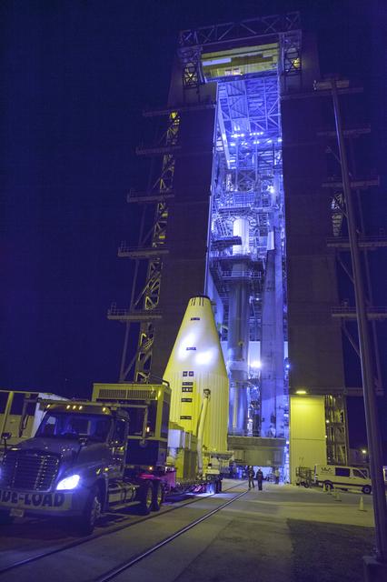 NASA image: TDRS-L Spacecraft Transported from Astrotech to SLC