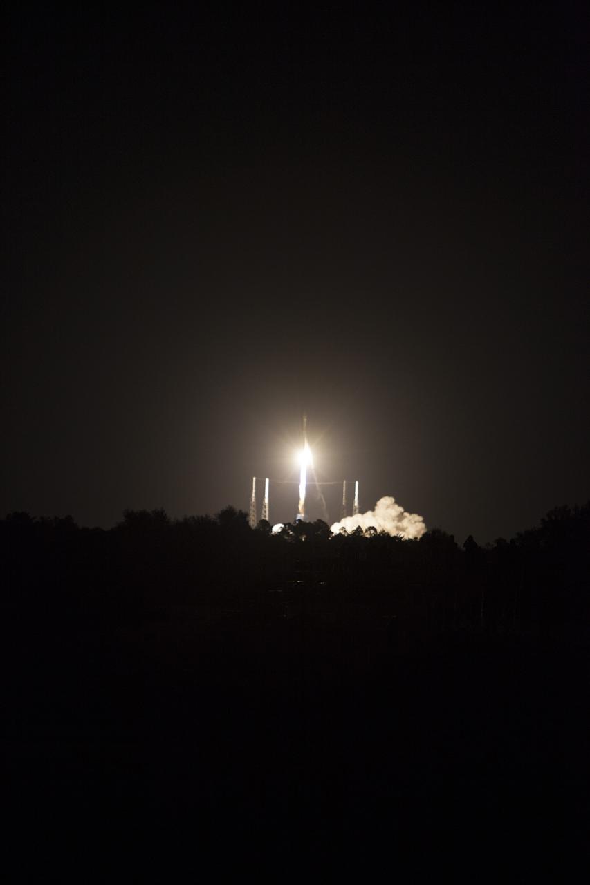 CAPE CANAVERAL, Fla. – A United Launch Alliance Atlas V rocket lifts off from Space Launch Complex 41 on Cape Canaveral Air Force Station carrying NASA's Tracking and Data Relay Satellite, or TDRS-L, to Earth orbit. Liftoff was at 9:33 p.m. EST Jan. 23 during a 40-minute launch window. The TDRS-L spacecraft is the second of three new satellites designed to ensure vital operational continuity for NASA by expanding the lifespan of the Tracking and Data Relay Satellite System TDRSS fleet, which consists of eight satellites in geosynchronous orbit. The spacecraft provide tracking, telemetry, command and high-bandwidth data return services for numerous science and human exploration missions orbiting Earth. These include NASA's Hubble Space Telescope and the International Space Station. TDRS-L has a high-performance solar panel designed for more spacecraft power to meet the growing S-band communications requirements. TDRSS is one of three NASA Space Communication and Navigation SCaN networks providing space communications to NASA’s missions. For more information more about TDRS-L, visit http://www.nasa.gov/tdrs. To learn more about SCaN, visit www.nasa.gov/scan. Photo credit: NASA/Frankie Martin