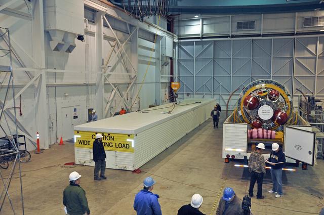 NASA image: OCO-2-Delta II 2nd Stage Offload