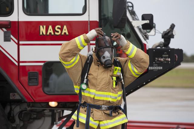 NASA image: Fire Rescue Exercise