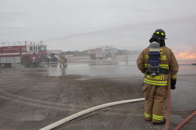 NASA image: Fire Rescue Exercise