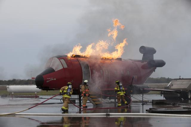 NASA image: Fire Rescue Exercise