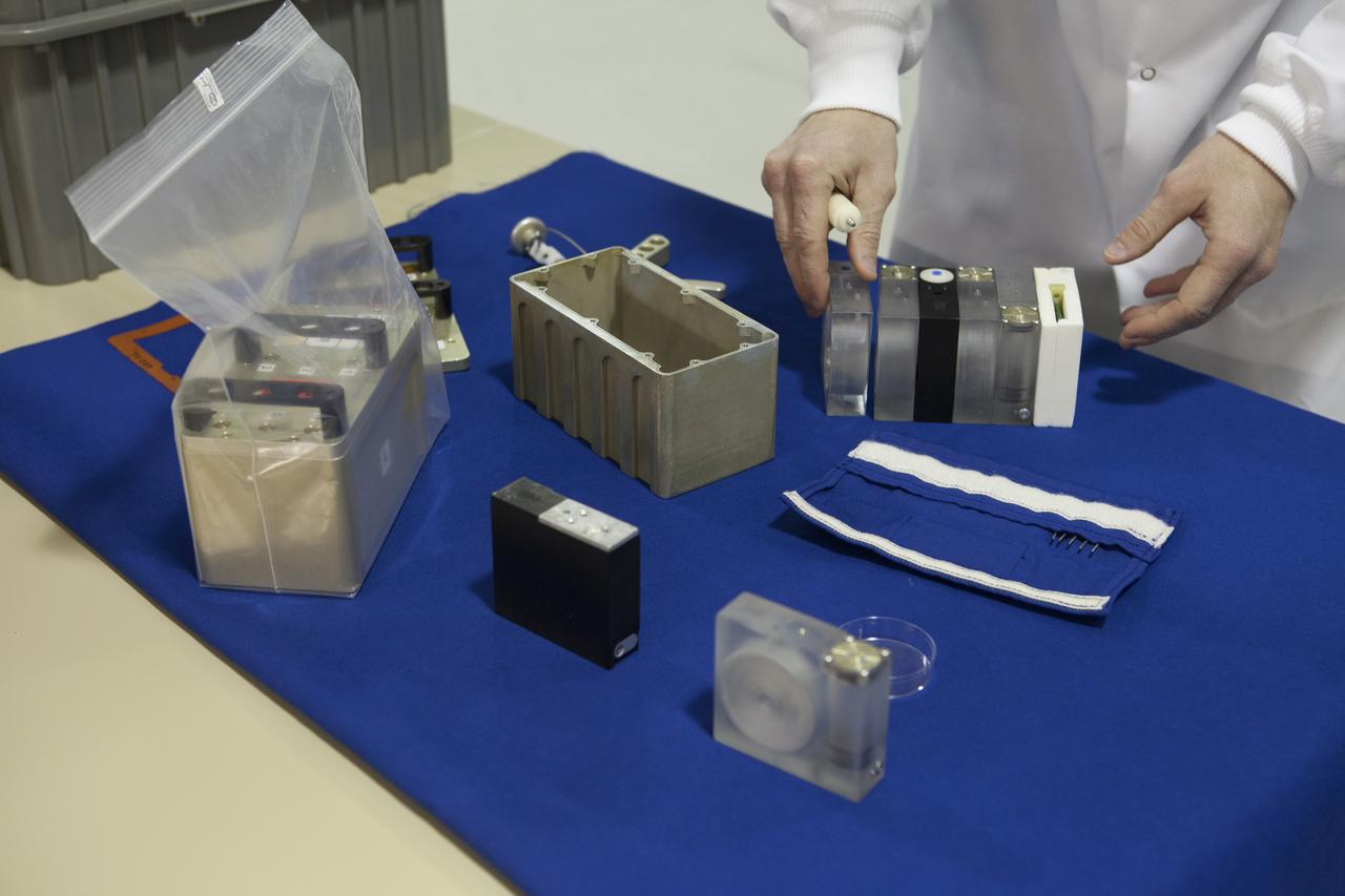 CAPE CANAVERAL, Fla. - In the Space Station Processing Facility at NASA's Kennedy Space Center in Florida, the Biological Research In Canisters, or BRIC, 18-1 and 18-2 experiments are prepared for launch to the International Space Station aboard a SpaceX Dragon spacecraft. Scheduled for launch on March 16 atop a Falcon 9 rocket, Dragon will be marking its fourth trip to the space station. The SpaceX-3 mission is the third of 12 flights contracted by NASA to resupply the orbiting laboratory. For more information, visit http://www.nasa.gov/mission_pages/station/structure/launch/index.html Photo credit: NASA/Kim Shiflett