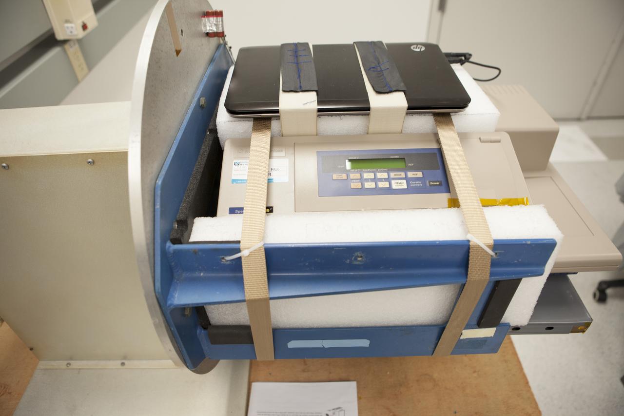 CAPE CANAVERAL, Fla. - In the Space Station Processing Facility at NASA's Kennedy Space Center in Florida, equipment supporting the Advanced Plant Experiment, or APEX, experiment is being prepared for launch to the International Space Station aboard a SpaceX Dragon spacecraft. The APEX investigation examines white spruce, picea glauca, to understand the influence of gravity on plant physiology, growth, and on the genetics of wood formation. Scheduled for launch on March 16 atop a Falcon 9 rocket, Dragon will be marking its fourth trip to the space station. The SpaceX-3 mission is the third of 12 flights contracted by NASA to resupply the orbiting laboratory. For more information, visit http://www.nasa.gov/mission_pages/station/structure/launch/index.html Photo credit: NASA/Kim Shiflett