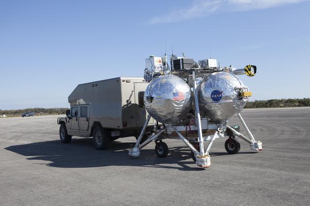 NASA image: Morpheus 1C preps & post launch activities