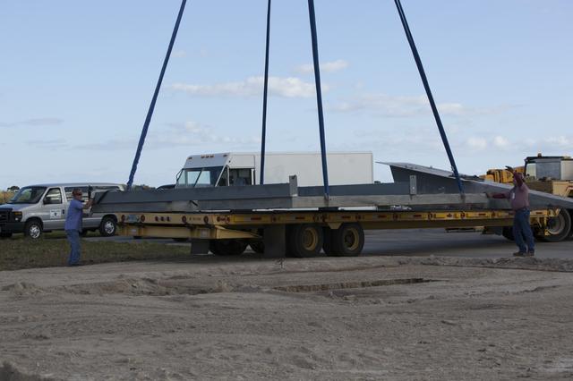 NASA image: Morpheus Launch Pad Move