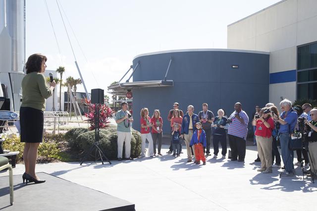 NASA image: Ceremony Honoring Connor Johnson