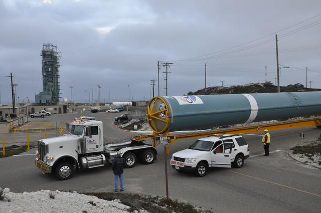 NASA image: OCO-2 Booster Arrival
