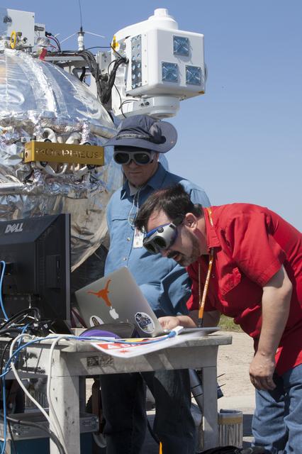 NASA image: Morpheus Alhat Integrated and Laser Test