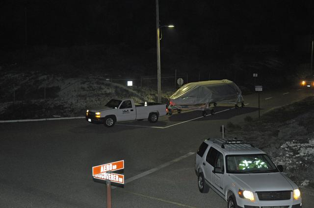 NASA image: OCO-2 Fairing Bi-Sector Halves Transport