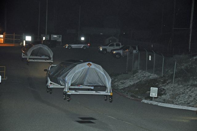 NASA image: OCO-2 Fairing Bi-Sector Halves Transport