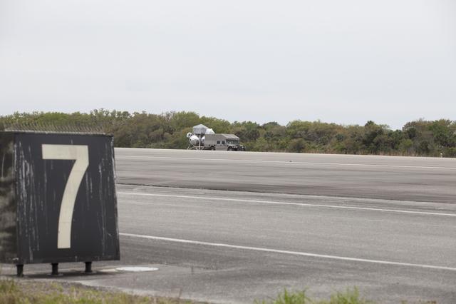NASA image: Morpheus Alhat Tether Test Preparations