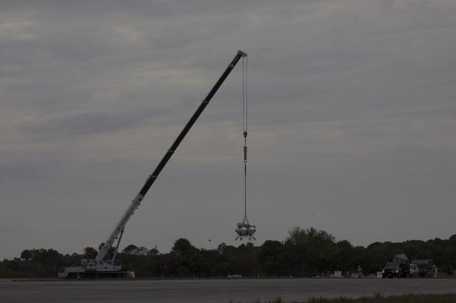 NASA image: Morpheus Campaign 2A Tether Test
