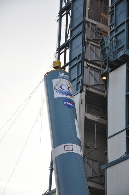 NASA image: OCO-2 Booster on Stand