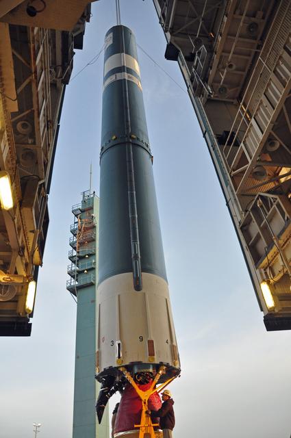 NASA image: OCO-2 Booster on Stand