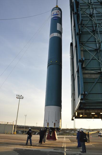 NASA image: OCO-2 Booster on Stand