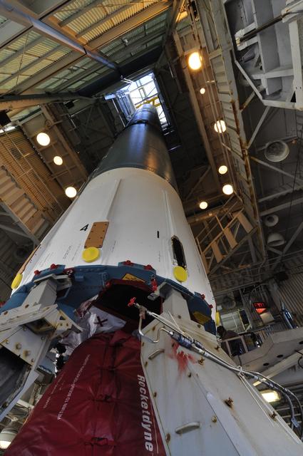 NASA image: OCO-2 Booster on Stand
