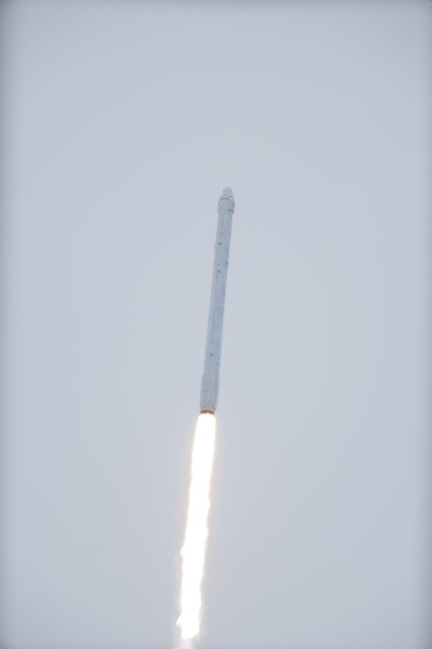 CAPE CANAVERAL, Fla. - The SpaceX Falcon 9 rocket heads into the clouds over Space Launch Complex 40 on Cape Canaveral Air Force Station, sending the SpaceX-3 Dragon resupply spacecraft on its way to the International Space Station. Liftoff was during an instantaneous window at 3:25 p.m. EDT.      Dragon is making its fourth trip to the space station. The SpaceX-3 mission, carrying almost 2.5 tons of supplies, technology and science experiments, is the third of 12 flights through a $1.6 billion NASA Commercial Resupply Services contract. Dragon's cargo will support more than 150 experiments that will be conducted during the station's Expeditions 39 and 40.  For more information, visit http://www.nasa.gov/mission_pages/station/structure/launch/index.html.  Photo credit: NASA/Tony Gray