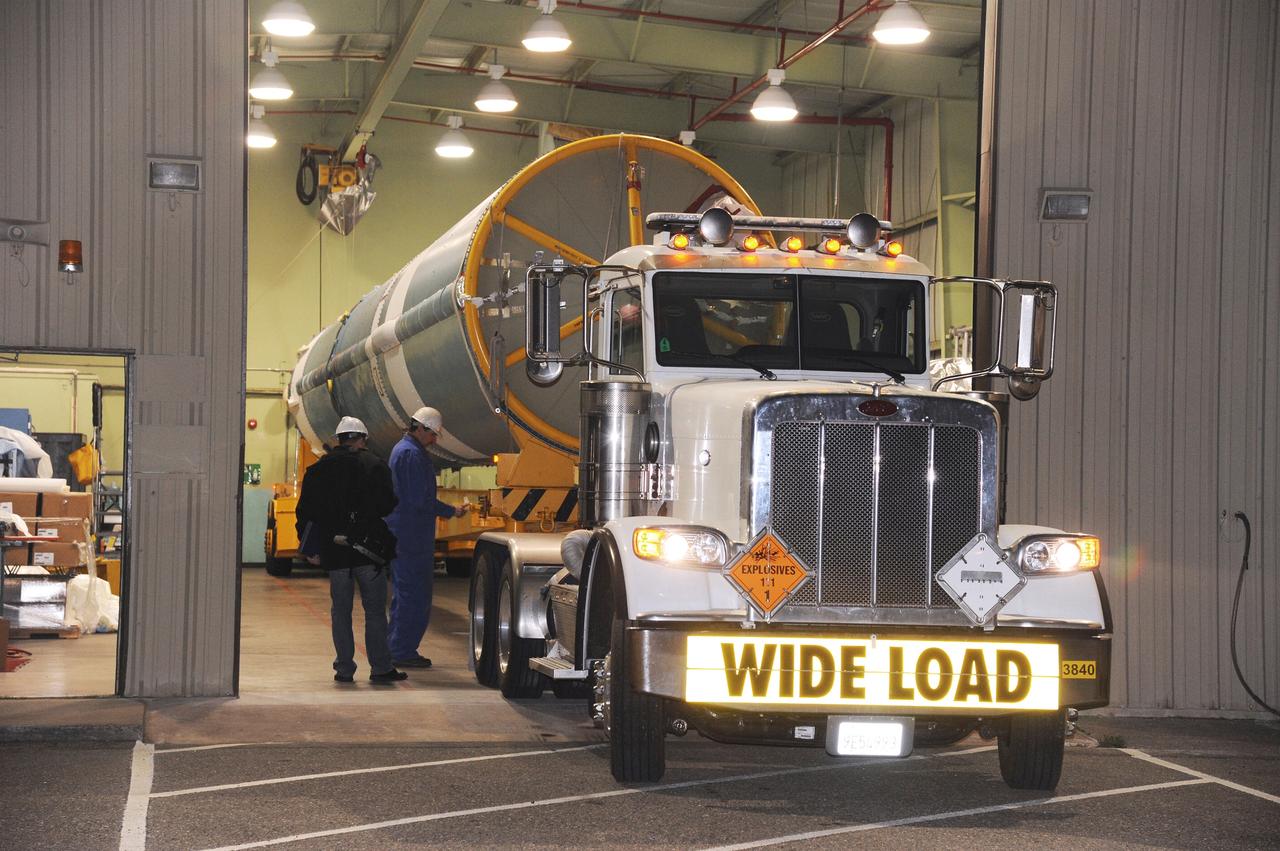 VANDENBERG AIR FORCE BASE, Calif. – Preparations are underway to transport the United Launch Alliance Delta II rocket for NASA's Orbiting Carbon Observatory-2 mission, or OCO-2, from the Horizontal Processing Facility to the mobile service tower at Space Launch Complex 2 on Vandenberg Air Force Base in California.    Launch is scheduled for July 1, 2014.  The observatory will collect precise global measurements of carbon dioxide in the Earth's atmosphere and provide scientists with a better idea of the chemical compound's impacts on climate change. Scientists will analyze this data to improve our understanding of the natural processes and human activities that regulate the abundance and distribution of this important atmospheric gas. To learn more about OCO-2, visit http://oco.jpl.nasa.gov.  Photo credit: NASA/Mark Mackley, 30th Space Wing